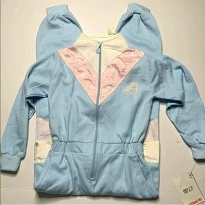 VINTAGE RARE 80’s Adidas Astronaut Jumpsuit Pastel NWT Size Small